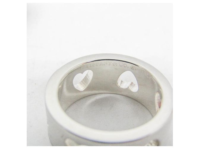 Tiffany & Co Tiffany Stencil Heart Mode-Ring aus 925 Silber - Ansicht 6