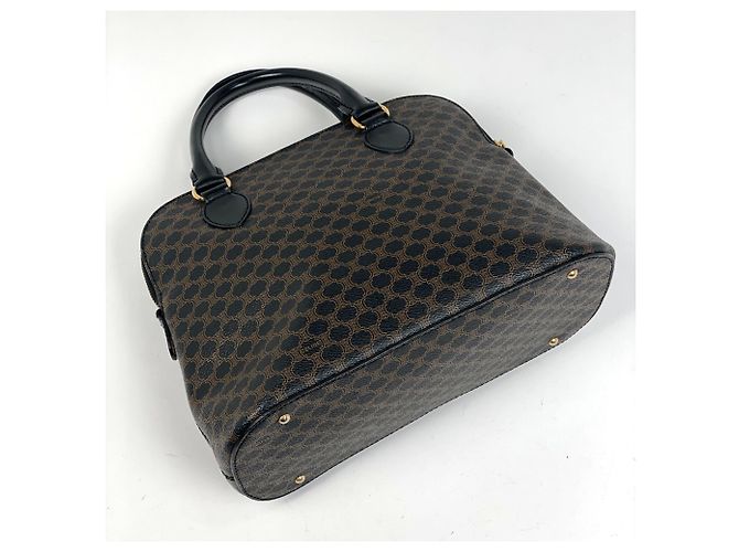 Céline Borsa Celine con motivo Macadam Nero - vista 2