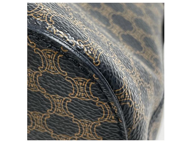 Céline Borsa Celine con motivo Macadam Nero - vista 3