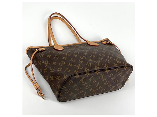 Borsa a mano Louis Vuitton Neverfull PM Marrone Rosa - vista 2