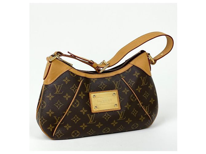 Borsa a tracolla Louis Vuitton Thames PM Marrone - vista 8