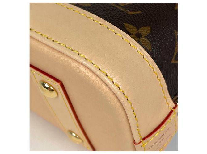 Louis Vuitton Alma BB Schultertasche Braun - Ansicht 3