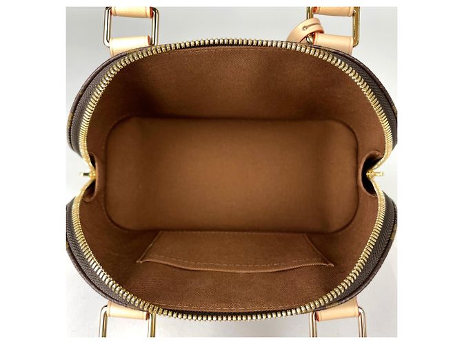 Louis Vuitton Alma BB Schultertasche Braun - Ansicht 5