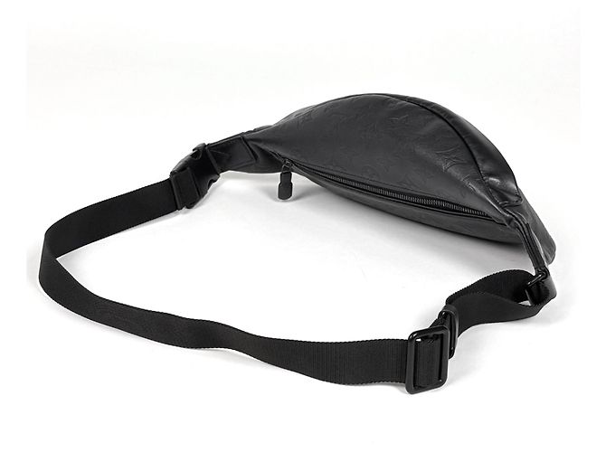 Louis Vuitton Discovery Bumbag PM Monogram Shadow Leather Noir Nero - vista 2