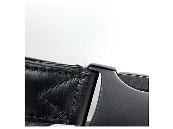 Louis Vuitton Discovery Bumbag PM Monogram Shadow Leather Noir Nero - vista 5