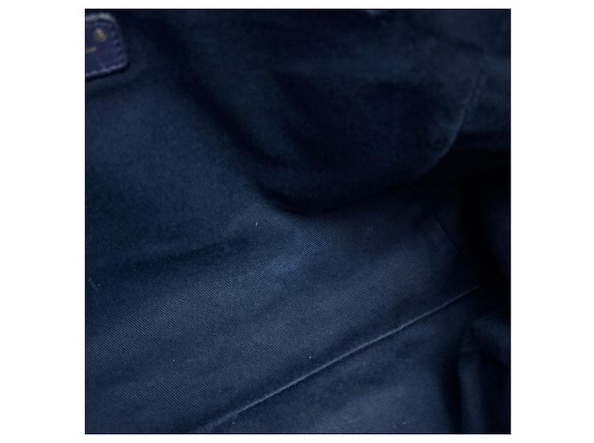 Borsa Tote con Catena Chanel Linea Deauville Blu navy - vista 11