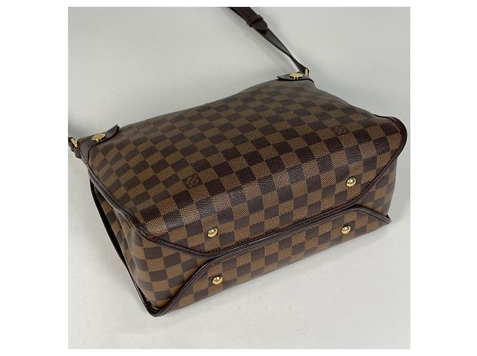 Borsa a tracolla Louis Vuitton Duomo in tela Damier Marrone Damier ebene - vista 2