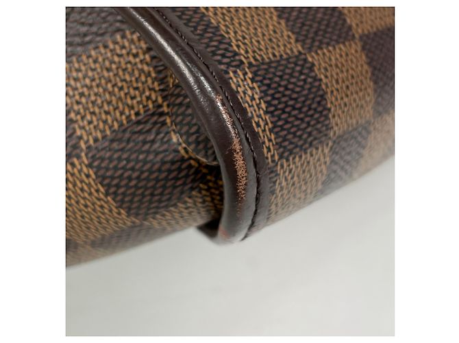 Borsa a tracolla Louis Vuitton Duomo in tela Damier Marrone Damier ebene - vista 3