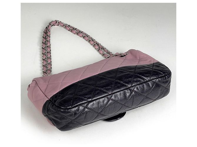 Borsa a tracolla Chanel Coco Mark Chain Rosa Porpora - vista 2