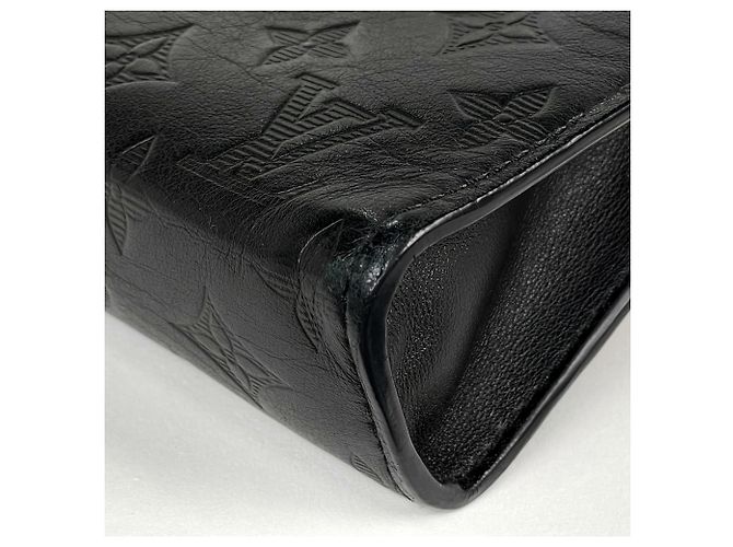 Bolsa de Ombro e Carteira Portátil Louis Vuitton Gaston Preto - vista 3