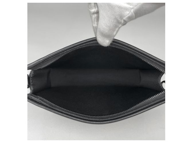 Bolsa de Ombro e Carteira Portátil Louis Vuitton Gaston Preto - vista 7