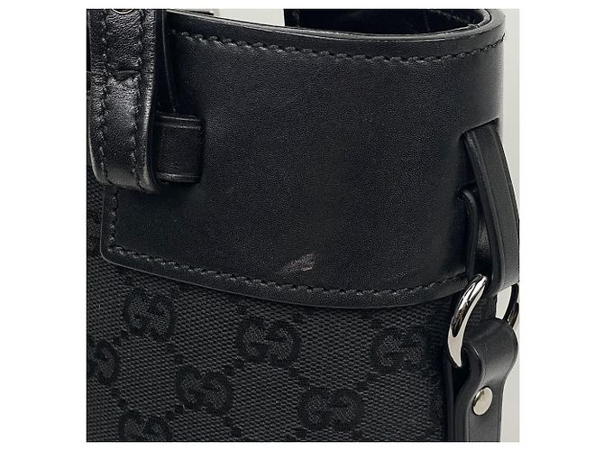 Bolso Tote Gucci GG Canvas Negro - vista 5