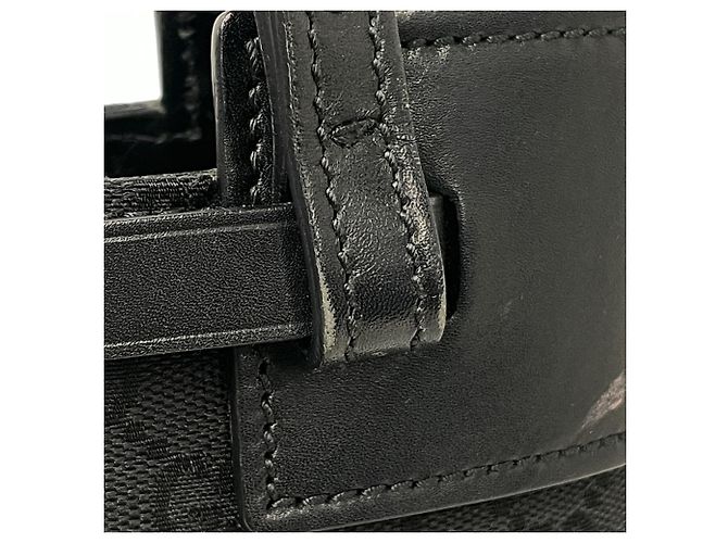 Bolso Tote Gucci GG Canvas Negro - vista 6