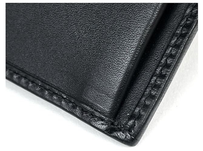 Portafoglio bi-fold Gucci GG Supreme in nero - vista 4