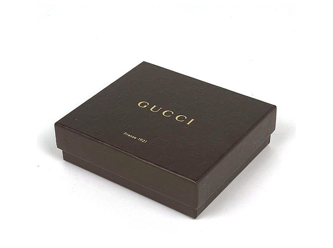 Portafoglio bi-fold Gucci GG Supreme in nero - vista 7