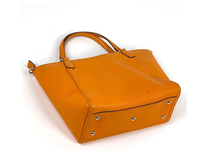 Bolso de mano de piel Gucci Soho Interlocking G Naranja - vista 2
