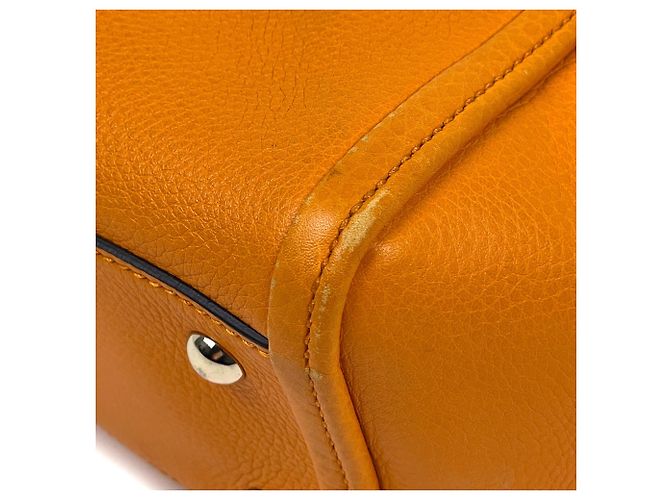 Bolso de mano de piel Gucci Soho Interlocking G Naranja - vista 3