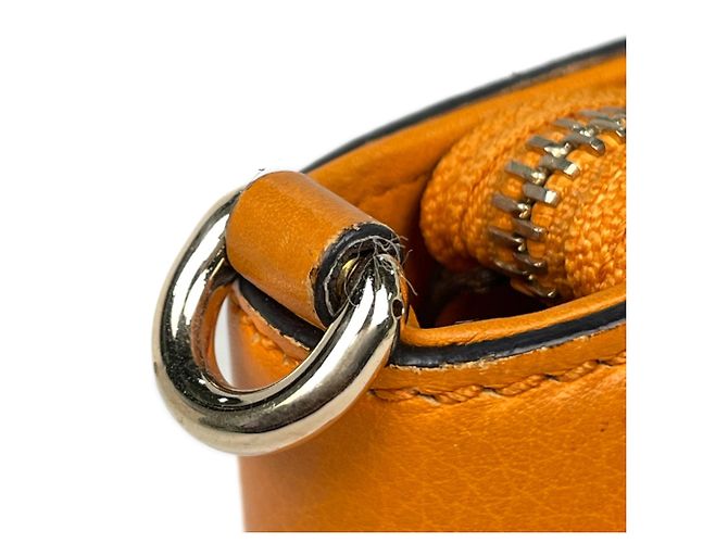 Bolso de mano de piel Gucci Soho Interlocking G Naranja - vista 4
