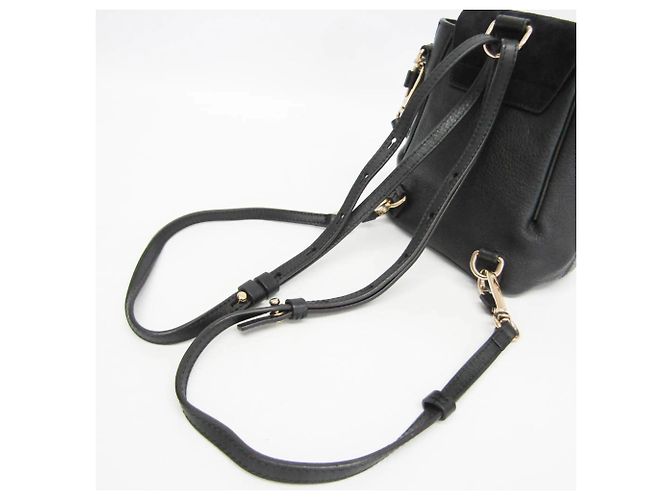 Zaino/borsa mini Faye da donna in pelle e camoscio Chloé Nero - vista 11
