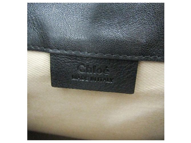 Zaino/borsa mini Faye da donna in pelle e camoscio Chloé Nero - vista 15