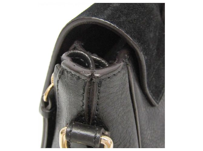 Zaino/borsa mini Faye da donna in pelle e camoscio Chloé Nero - vista 6