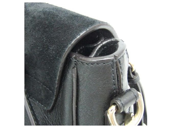 Zaino/borsa mini Faye da donna in pelle e camoscio Chloé Nero - vista 7