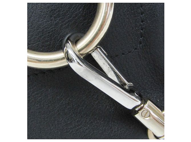 Zaino/borsa mini Faye da donna in pelle e camoscio Chloé Nero - vista 9