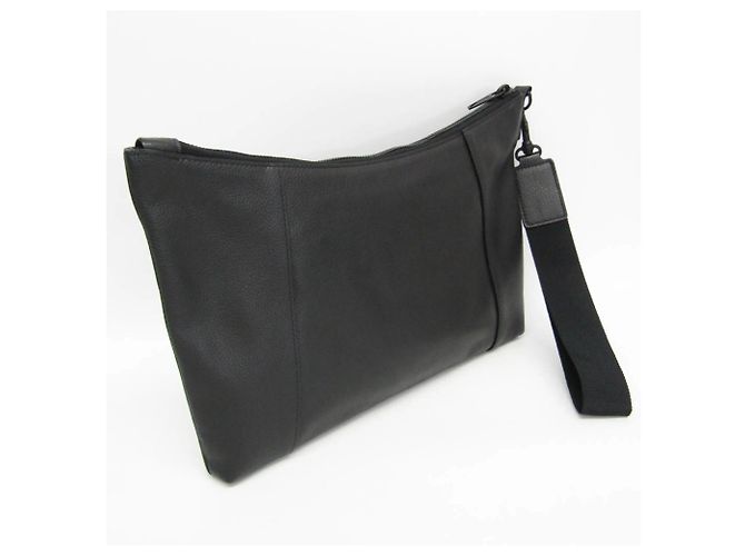 Borsa a pochette Balenciaga Hourglass in pelle Nero - vista 6