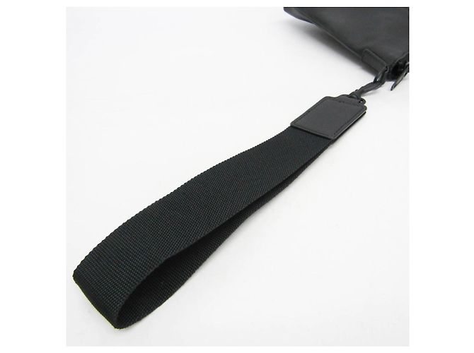 Borsa a pochette Balenciaga Hourglass in pelle Nero - vista 8