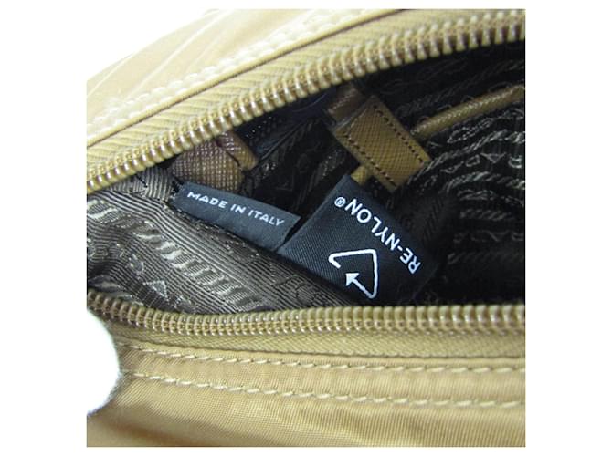 Borsa a tracolla Prada Re-Nylon Marrone - vista 10