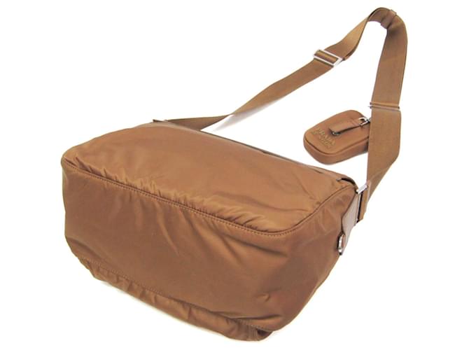 Borsa a tracolla Prada Re-Nylon Marrone - vista 2