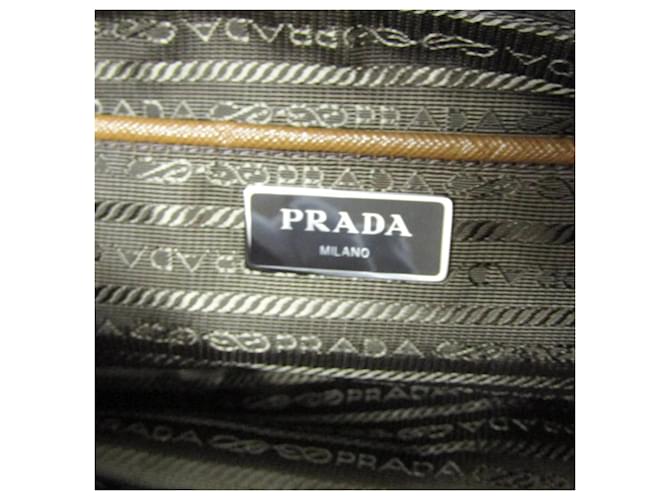 Borsa a tracolla Prada Re-Nylon Marrone - vista 9