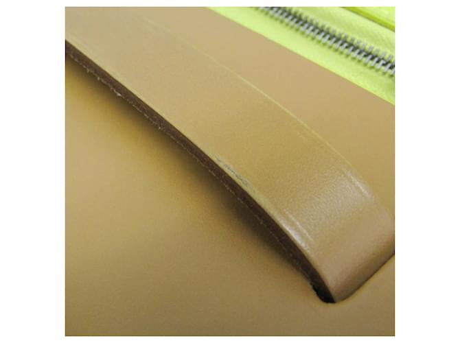 Hermès Borsa Hermes Her Bag Zip PM Beige D'oro - vista 16