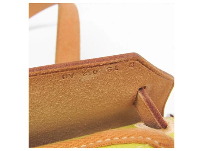 Hermès Borsa Hermes Her Bag Zip PM Beige D'oro - vista 20