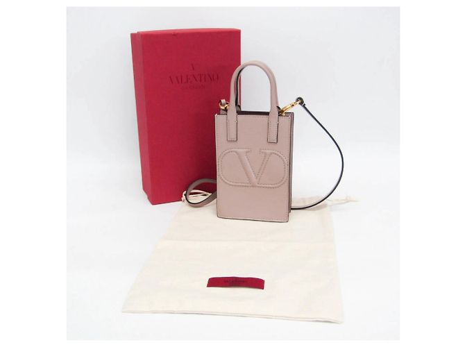 Custodia per telefono Valentino Garavani V Logo Walk Beige - vista 2