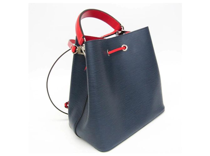 Néonoé Borsa Louis Vuitton Epi Neo Noe Rosso Blu - vista 8
