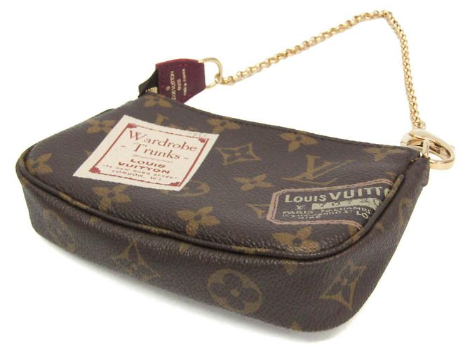Louis Vuitton Monogram Mini Pochette Accessoires Bordò Monogramma - vista 2