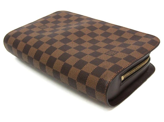 Borsa a pochette Louis Vuitton Damier Saint Louis Marrone - vista 2