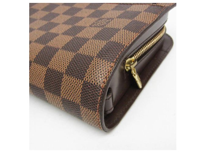 Borsa a pochette Louis Vuitton Damier Saint Louis Marrone - vista 4