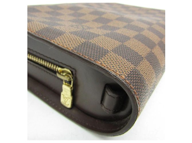 Borsa a pochette Louis Vuitton Damier Saint Louis Marrone - vista 6