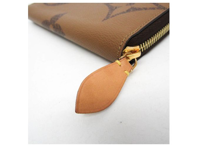 Cartera Zippy Monogram Reverse Louis Vuitton Castaño - vista 11