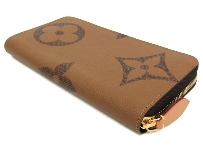 Cartera Zippy Monogram Reverse Louis Vuitton Castaño - vista 2