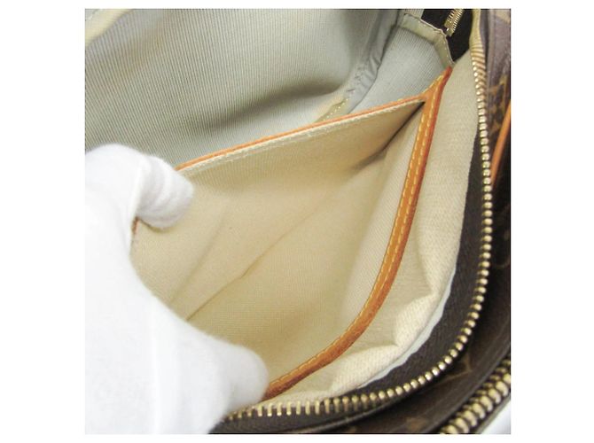 Borsa a tracolla Louis Vuitton Monogram Reporter PM Marrone - vista 14