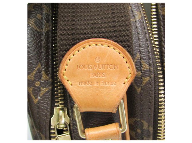 Borsa a tracolla Louis Vuitton Monogram Reporter PM Marrone - vista 15
