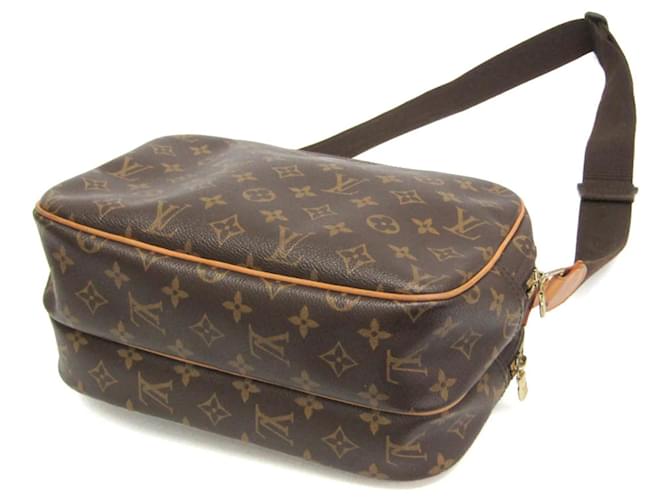 Borsa a tracolla Louis Vuitton Monogram Reporter PM Marrone - vista 2