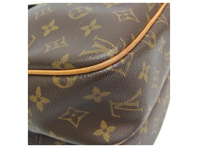Borsa a tracolla Louis Vuitton Monogram Reporter PM Marrone - vista 4