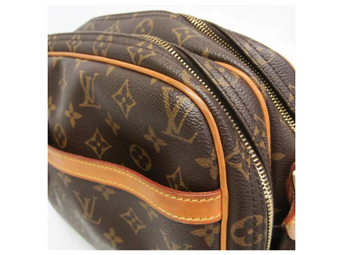 Borsa a tracolla Louis Vuitton Monogram Reporter PM Marrone - vista 6