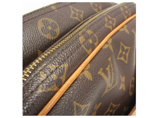 Borsa a tracolla Louis Vuitton Monogram Reporter PM Marrone - vista 8