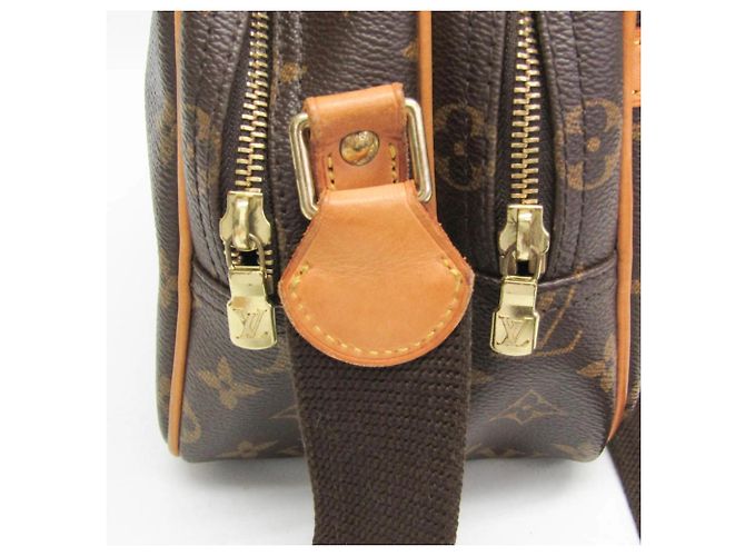 Borsa a tracolla Louis Vuitton Monogram Reporter PM Marrone - vista 9