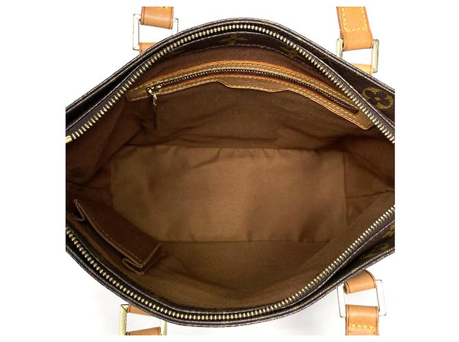 Borsa Cabas Piano Louis Vuitton Marrone - vista 7